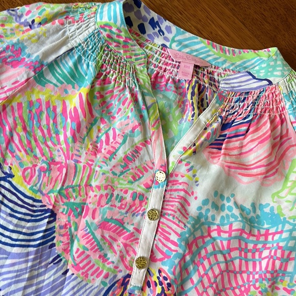 Lilly Pulitzer 100% Silk top 🌴☀️ - Picture 2 of 5
